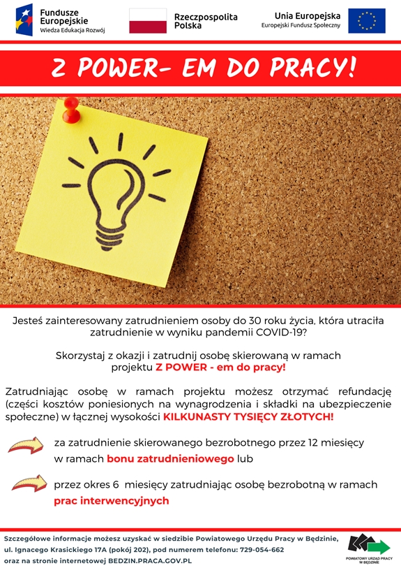 Plakat informacyjny